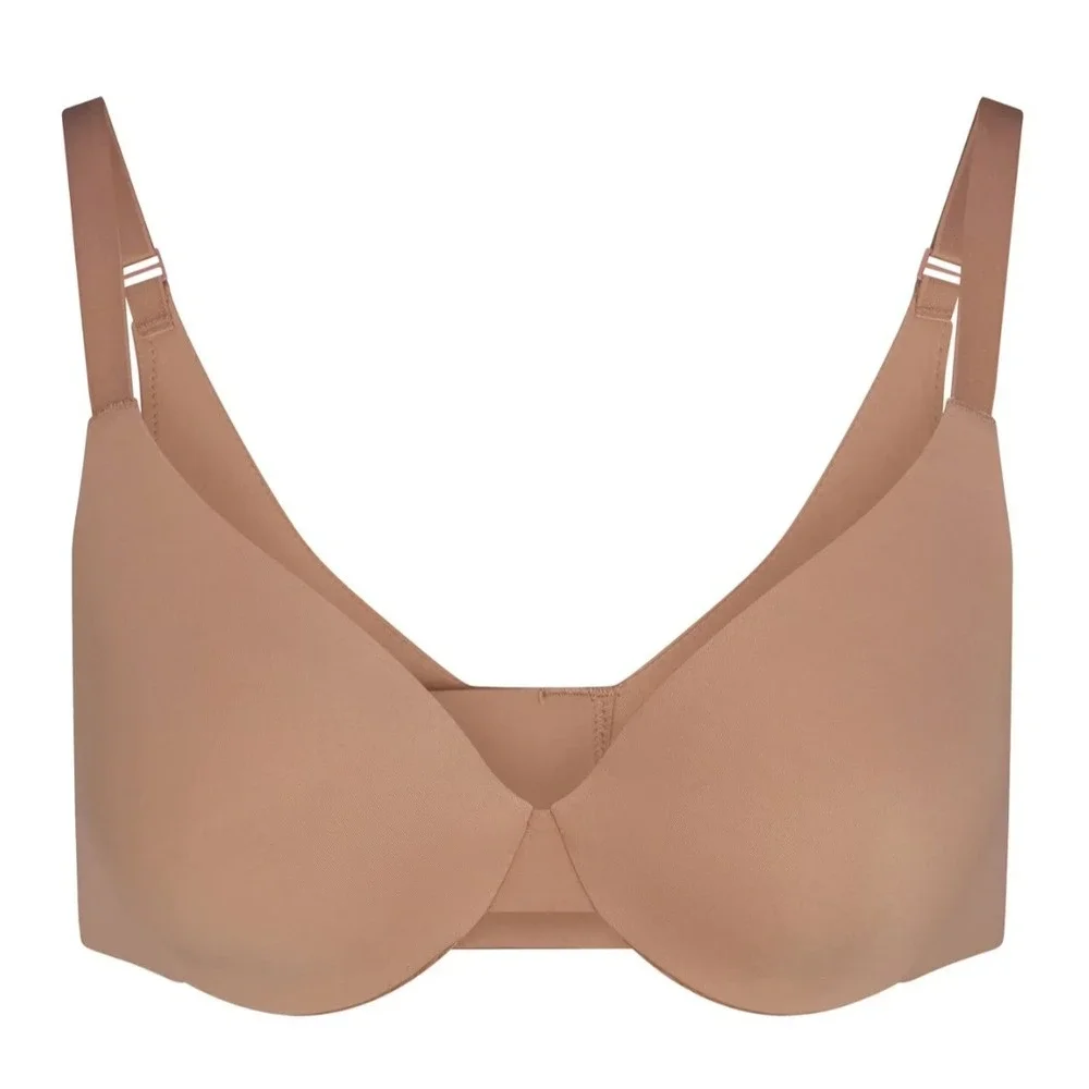 Skims Smoothing Intimates Unlined Full Coverage Bra Sienna 32D BA-PLG-2610
